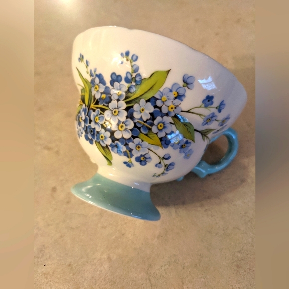 forget me not ROSINA made in England Bone China Tea cup - Picture 3 of 6